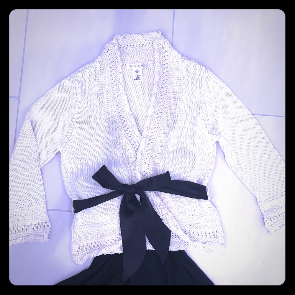WHBM crochet jacket/sweater